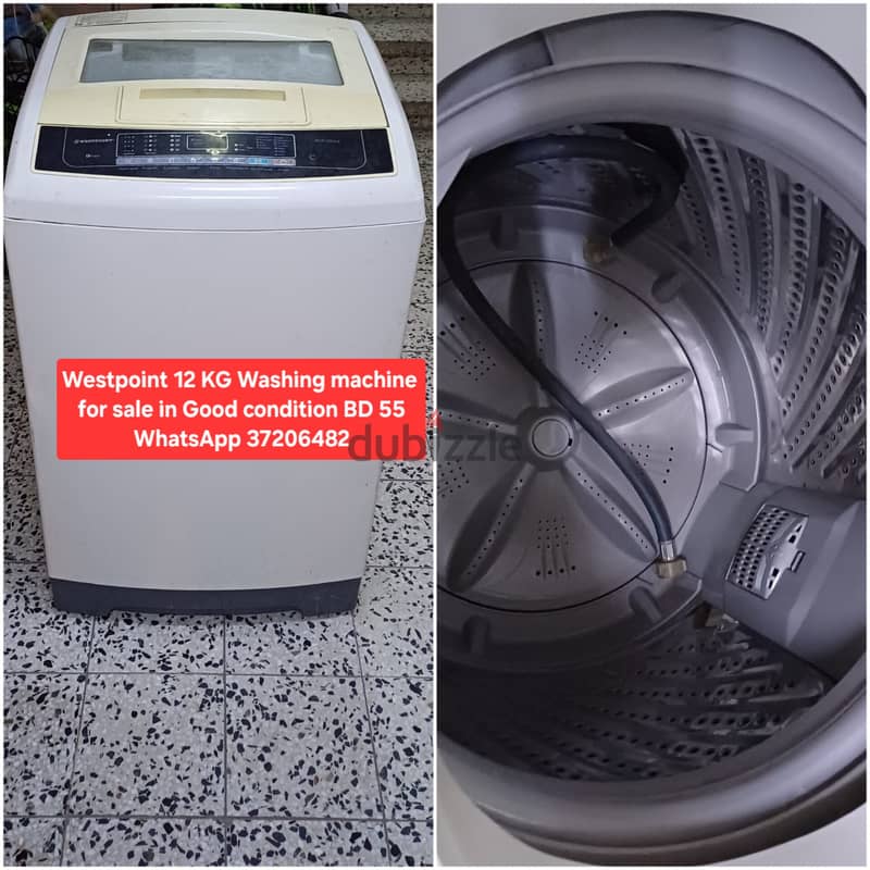 Kelon 8 kg fully Automatic washing machine and other items for sale 9