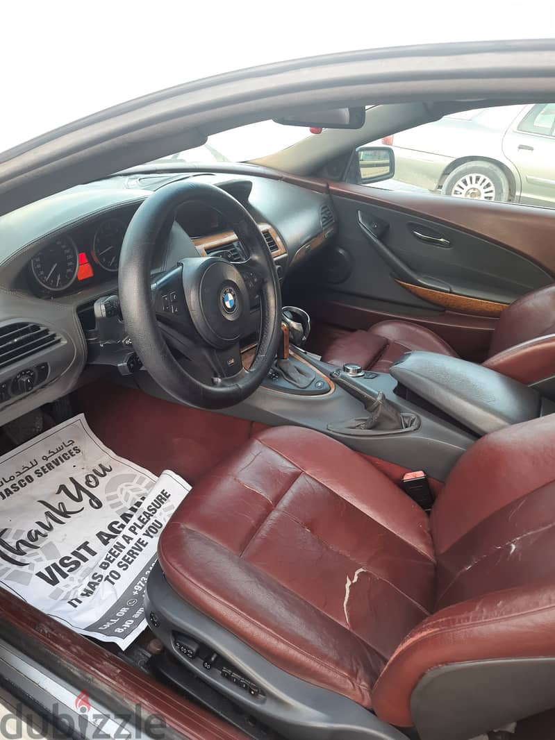 BMW 630i Coupe model 2005 for 6