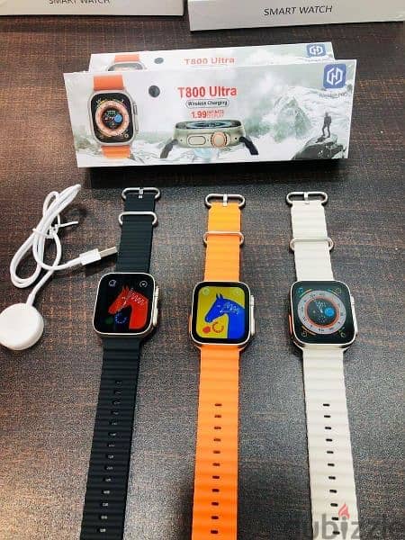 T800 Ultra Smartwatch Wireless Charg Smart Watch Series For Men Women 1