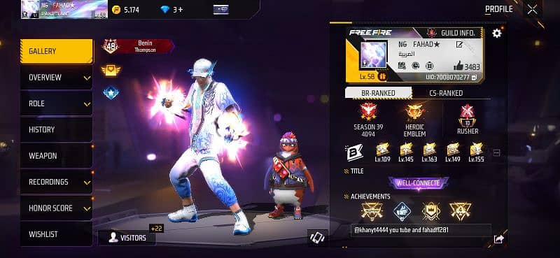 FREE FIRE BEST ACCOUNT IN 15 BD 1