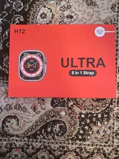 watch ultra with 8 straps