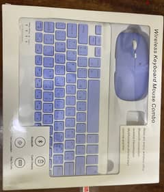 Wireless Mouse And Keyboard Combo Pack Bluetooth