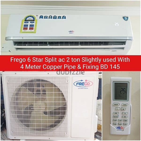 Variety of window & split acs for sale with fixing 12
