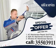 All kinds of ac repair and maintenance services
