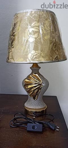 Golden and Silver Table Lamp Home Decoration Urgent Sale