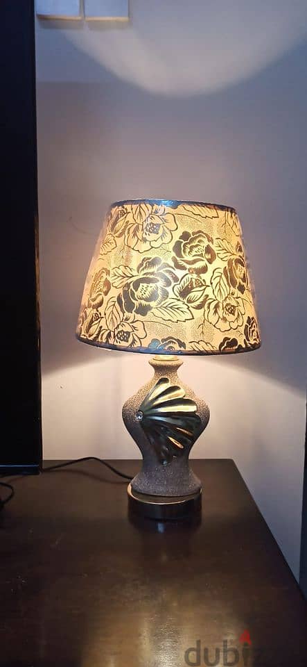Golden and Silver Table Lamp Home Decoration Urgent Sale 1