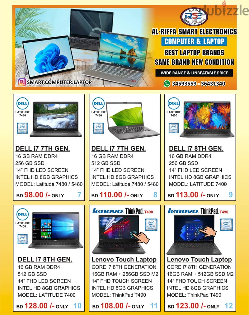 Best Price Offer DELL, HP, LENOVO, ACER Laptop Available In Best Price 1