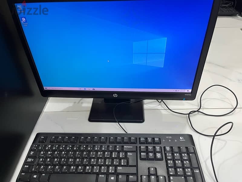 dell i5 4gb ram 1TB hard disk clean with hp screen very clean 2