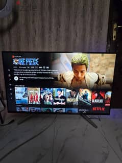 Sony 49" FHD Smart TV with LED lights