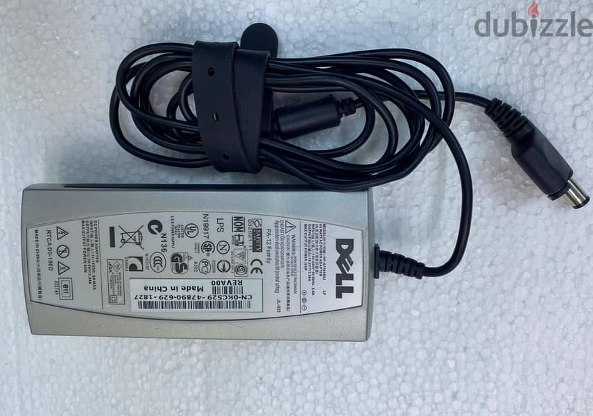 Dell Original DC Power Adapter For Laptop Car Charger ( Good Working ) 2