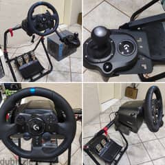 Logitech G923 Racing Wheel full set for ps4 ps5 and pc