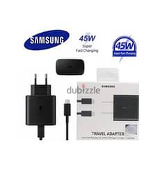 SAMSUNG 45W PD TRAVEL ADAPTER USB-C, WITH USB-C TO USB-C CABLE (5A/1.8
