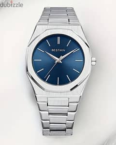 Best win watch blue and silver