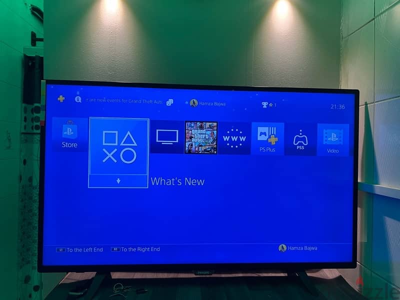 Philips 46 inches LED + PS4 500GB 1