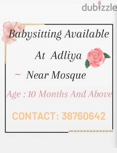 Are you Looking for a Reliable Babysitter for Your babies 0