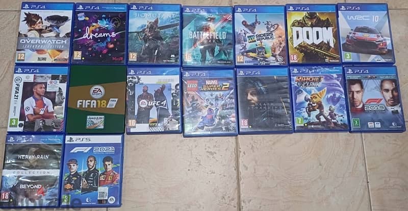 PS4 / PS5 / PS3 games In good condition Contact me in Whatsapp 5