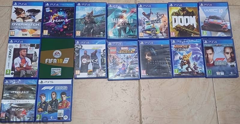 PS4 / PS5 / PS3 /XBox games In good condition Contact me in Whatsapp 6