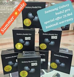 Galaxy buds2 pro special offer 29.9bd brand new