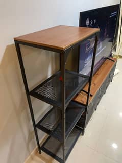 Tv stand / tv table with Bookshelf / bookstand 0