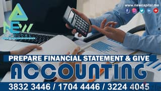 PREPARE FINANCIAL STATEMENT & GIVE ACCOUNTING 0