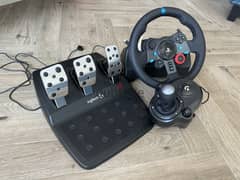 Logitech g29 steering wheel + pedals + shifter 0