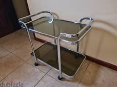 Trolley (Stainless Steel & Glass)