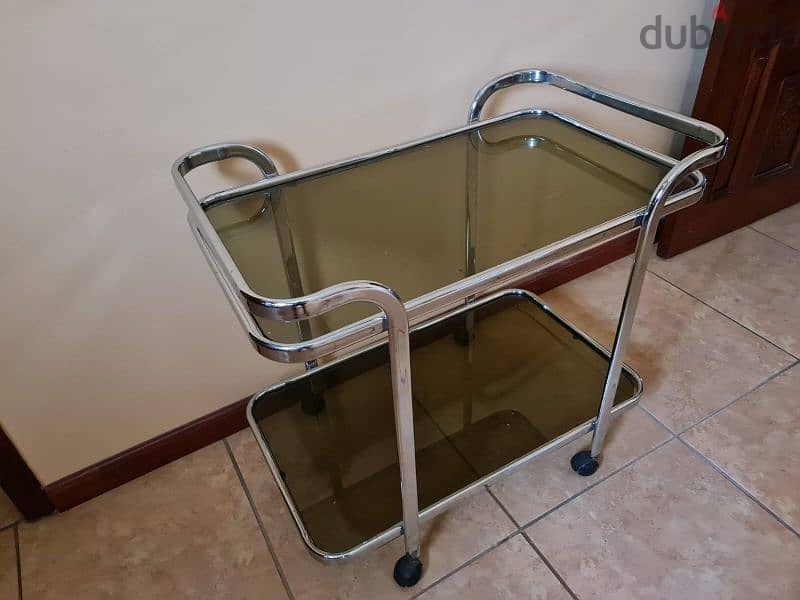 Trolley (Stainless Steel & Glass) 1