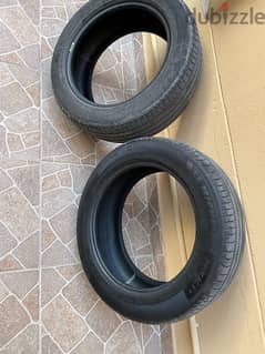 215-55-17 michelin tires ( 2 pieces )