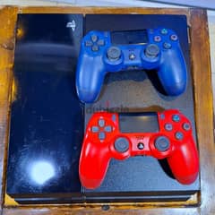 ps4 with controllers