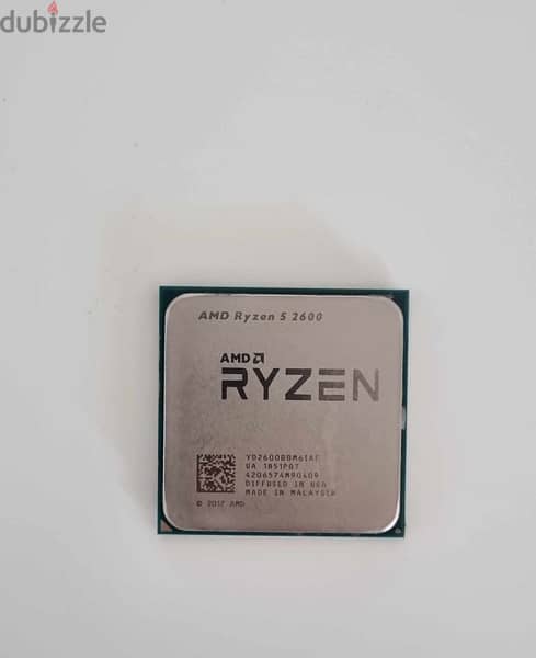 Ryzen 5 2600 6c 12t with stock cooler 0