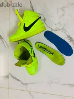 AMBUSH x Nike Dunk High "Flash Lime"