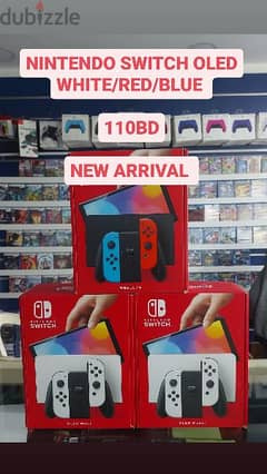 Nintendo switch oled white/red/blue 0