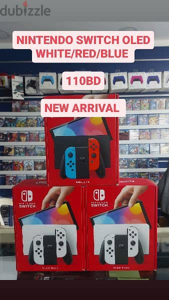 Nintendo switch oled white/red/blue 0