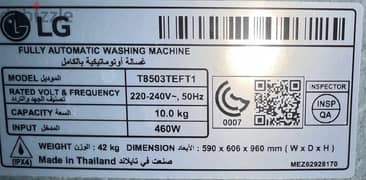 LG washing machine  || good condition    BD 40 - Zinj