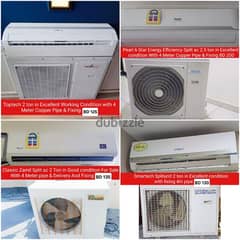 Variety of split acs windoww acss for sale with fixing