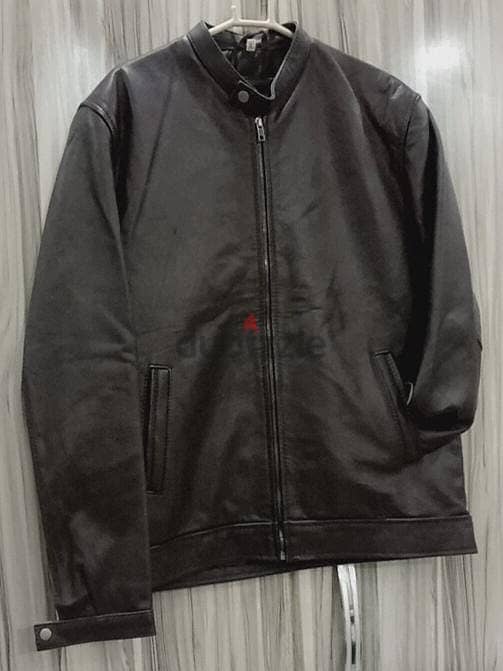 Men genuine PAKISTANI leather jacket 2