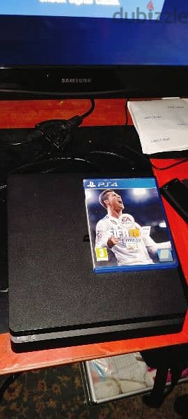 ps4 slim 500GB with fifa 18 cd 1