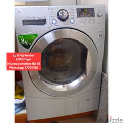 Lf front load washing machine and other items for sale with Delivery 0