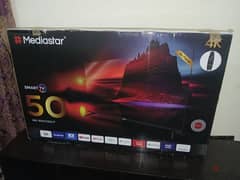 mediastar 50" 4k smart tv brand new condition