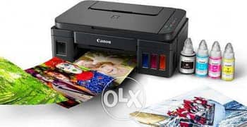 New Canon WIF All in One Color Printer (Black 12000 Color 7000 pages) 0