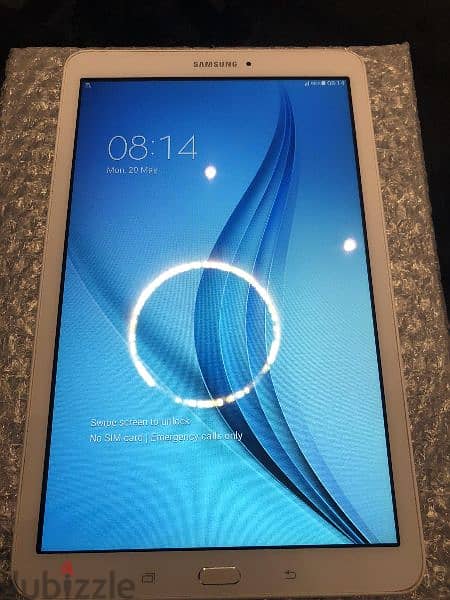 Samsung tablet model number SM-T561 with SIM slot and micro SD slot 7