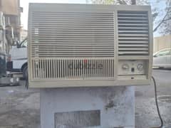 window ac for sale with fixing good condition good working 1.5 ton 0