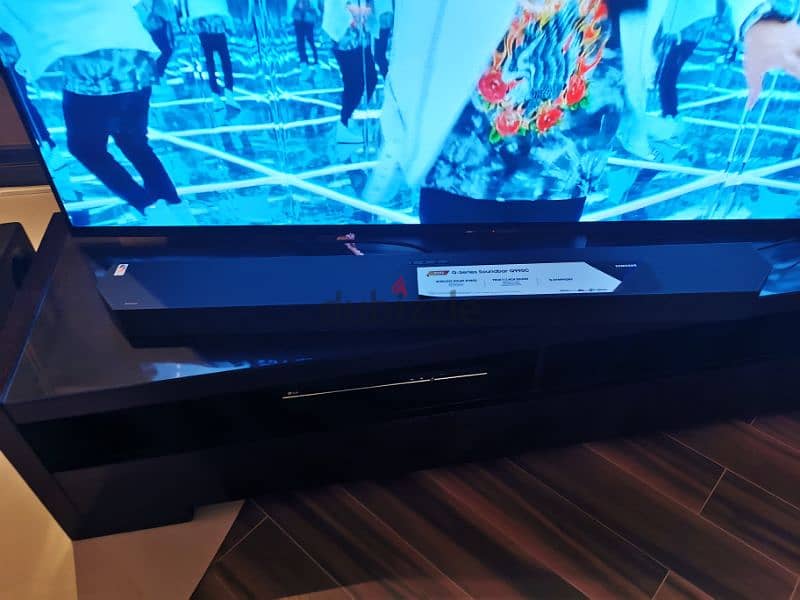 Sony OLED 77 inch 4K Smart TV and Samsung HW990C sound bar best sound 5