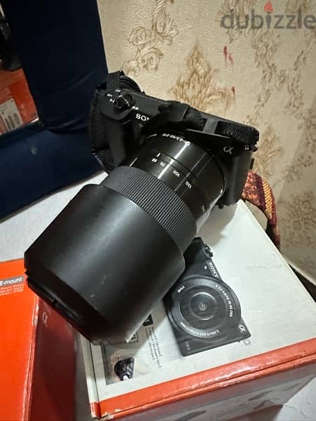 sony a5100 camera with 55/210 lens 2