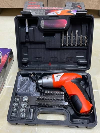 cordless screw driver 45pcs with box