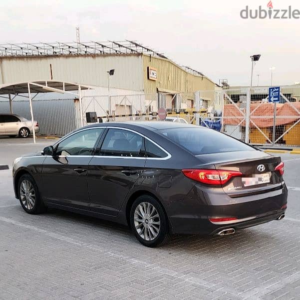 Hyundai Sonata 2016 model Bahrain Agency full option 1