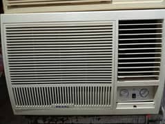window ac available good condition with fixing and warranty