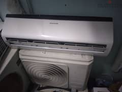 split AC for sale with fixing good condition good working 2ton 0