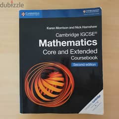 Cambridge IGCSE Mathematics core and extended coursebook 2nd edition