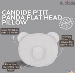 Infant pillow to prevent flat head syndrome